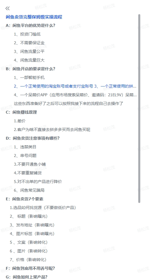 闲鱼卖货实操宝典：从入门到精通的完整保姆级SOP操作流程-岩肖